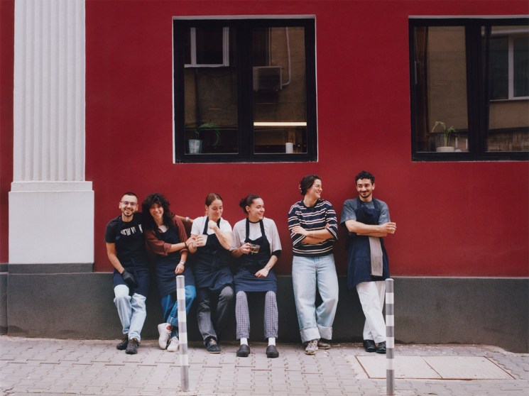The young team at Sabale restaurant, Sofia