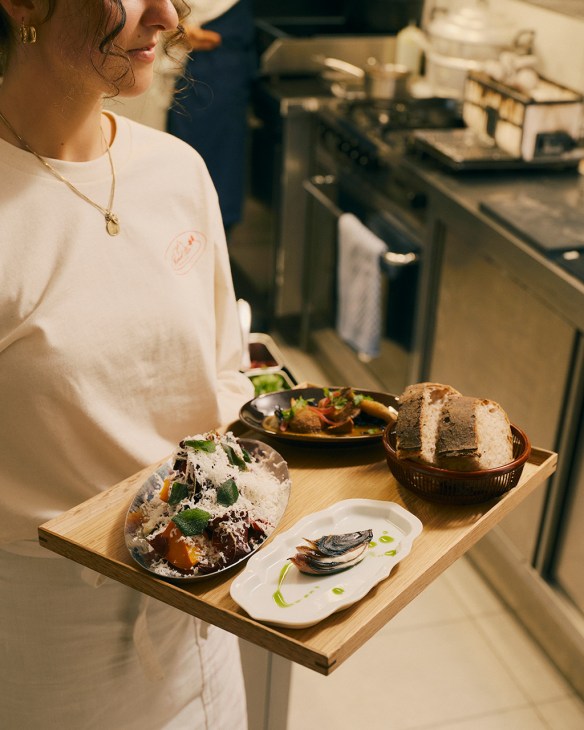 Dinner is served at Pramol Alto