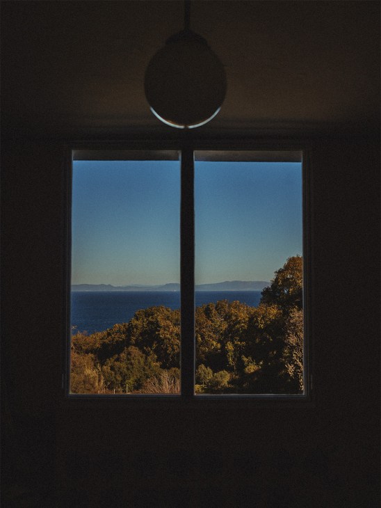 View of Tangier through a window