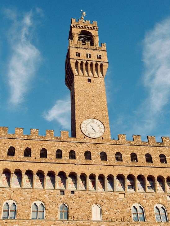 clock tower of Palazzo Vecchio