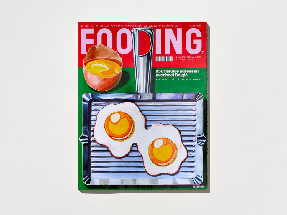 Front cover of French food publication Le Fooding
