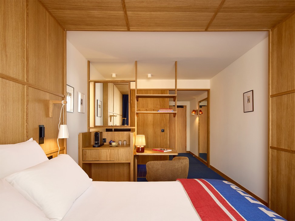 A bedroom in the Grand Mess, Clermont-Ferrand, France