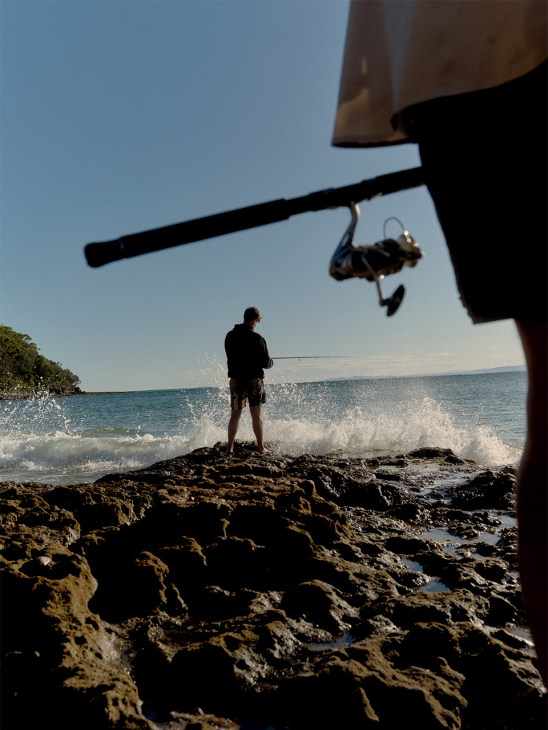 Waiting on a bite at Summercloud Bay