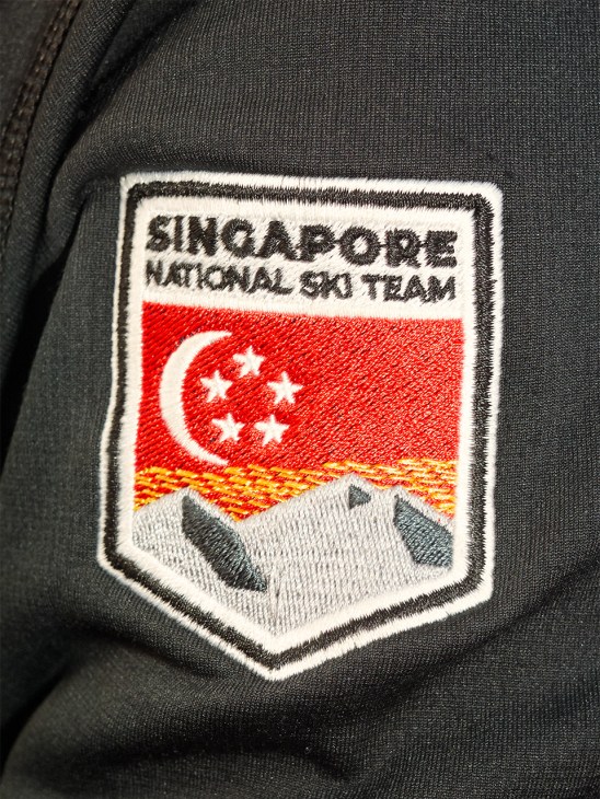 Singapore national ski team badge