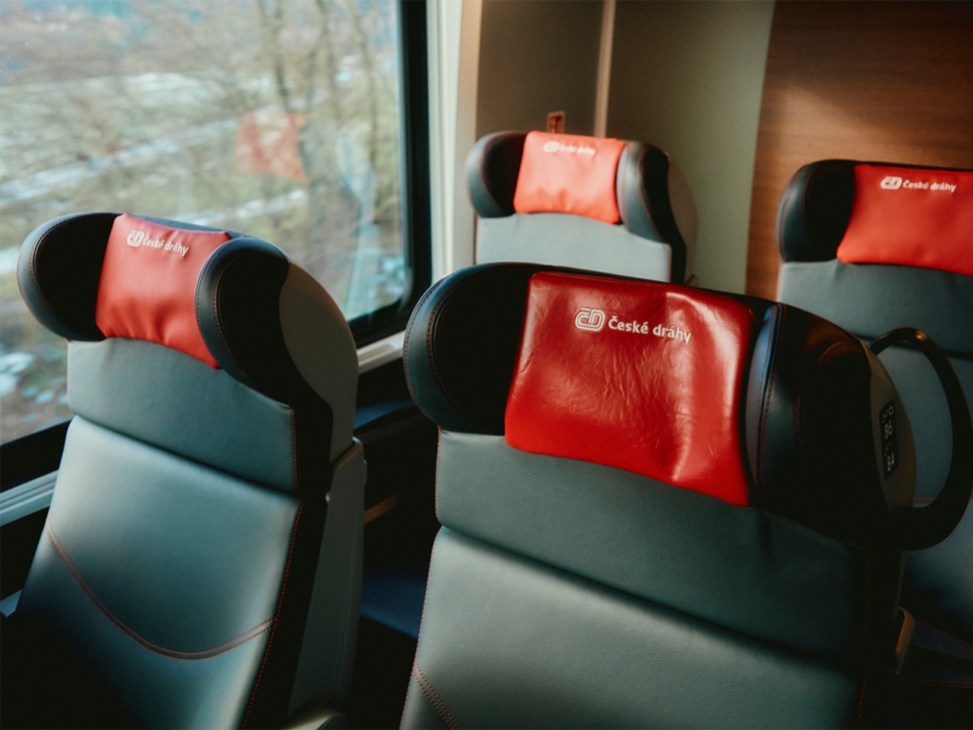 Onboard the Ceske Drahy Comfortjet