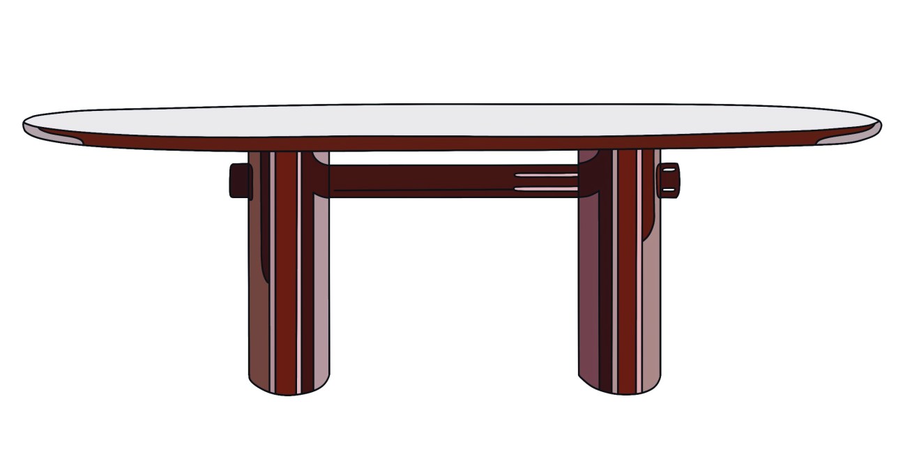 Torii Love dining table by Tacchini, Italy