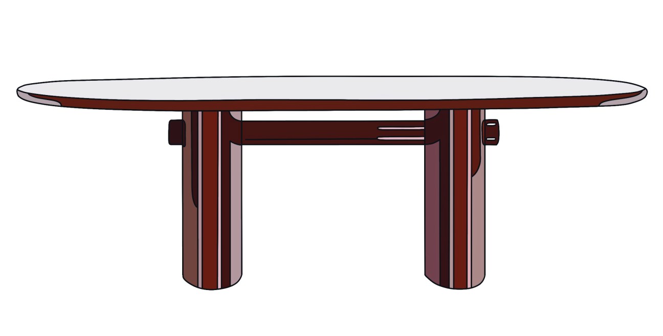 Torii Love dining table by Tacchini, Italy