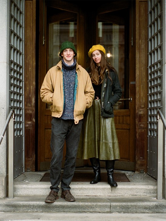 Two stylish Austrians in casual wear