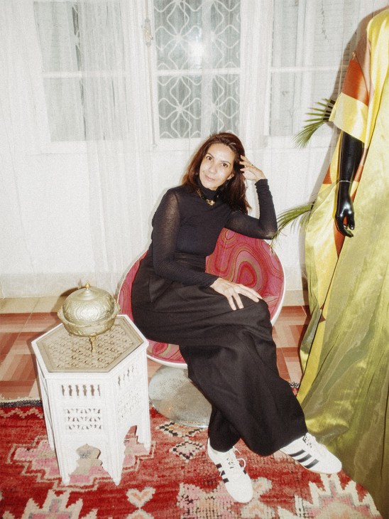 Zora El Hajjii at New Tangier’s showroom