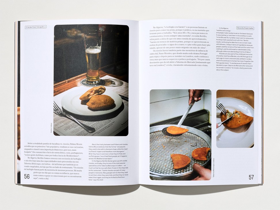 Double-page spread inside Farta magazine