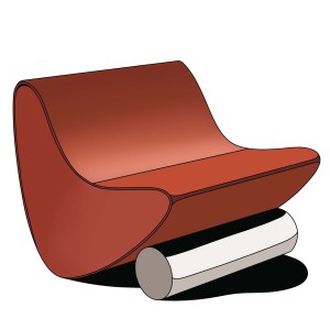 Vanguard lounge chair by Studio Brocky, UK