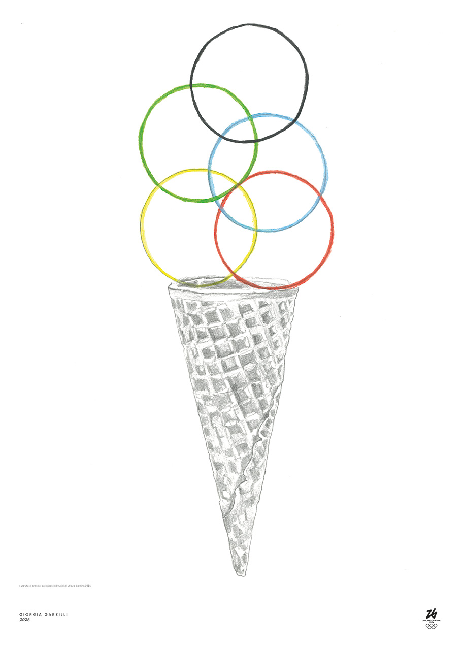 Olympics poster designed by Giorgia Garzilli