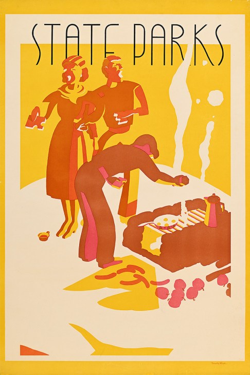 Dorothy Waugh travel poster