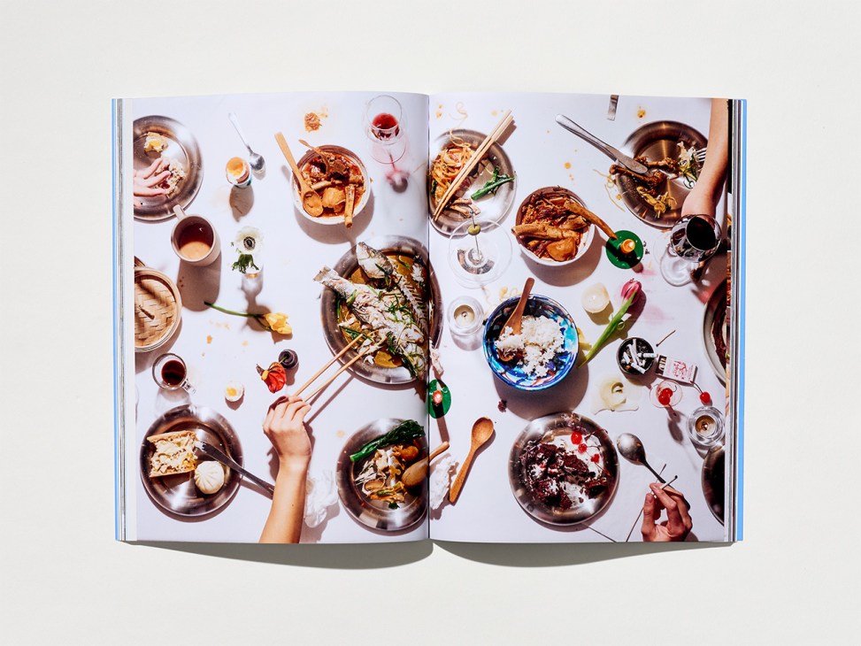 Double-page spread inside Toothsome magazine