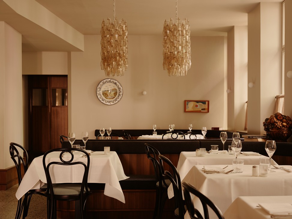 Inside Bardele restaurant, Berlin