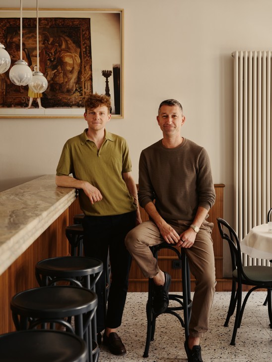 Owners of Bardele restaurant, Berlin