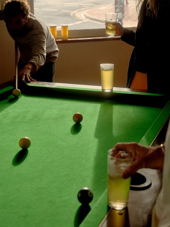 Dipping into a round of pool at the Milton Hotel in Shoalhaven