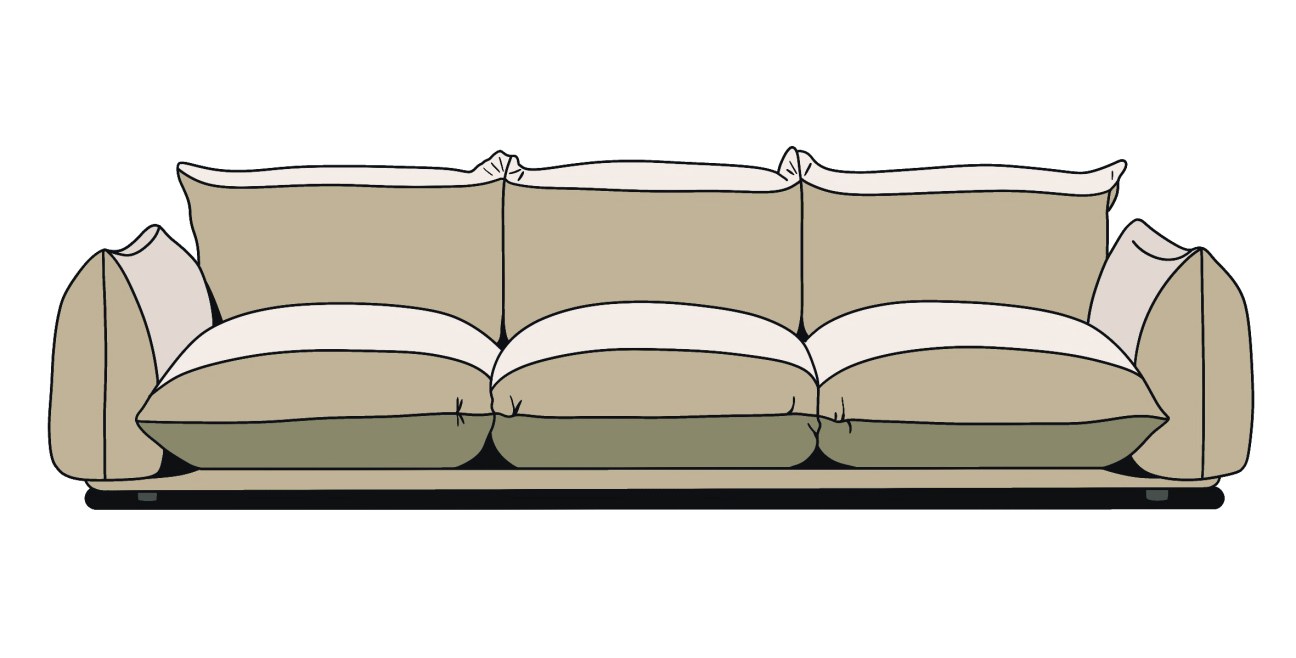 Marenco sofa by Arflex, Italy