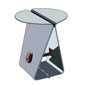 Soho side table by Fendi Casa, Italy