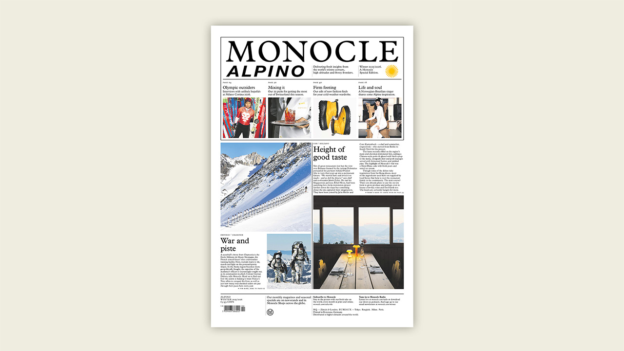 Monocle ‘Alpino’ playlist