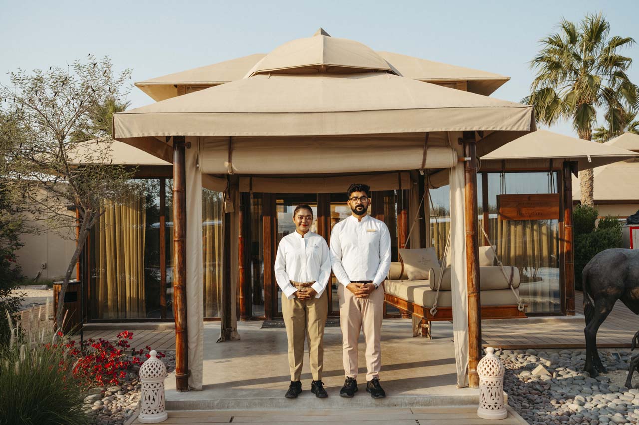 Entrance to The Outpost Al Barari, Qatar