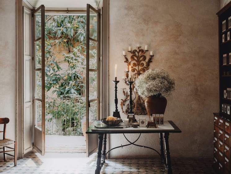 Inside Arquinesia Perfumes store in Palma, Mallorca