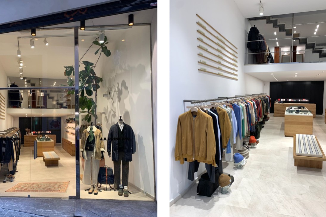 Exterior and Interior of the La Principal store in Palma, Mallorca