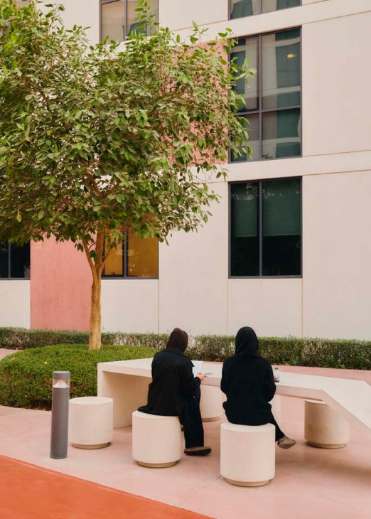 Public seating area, Aljada