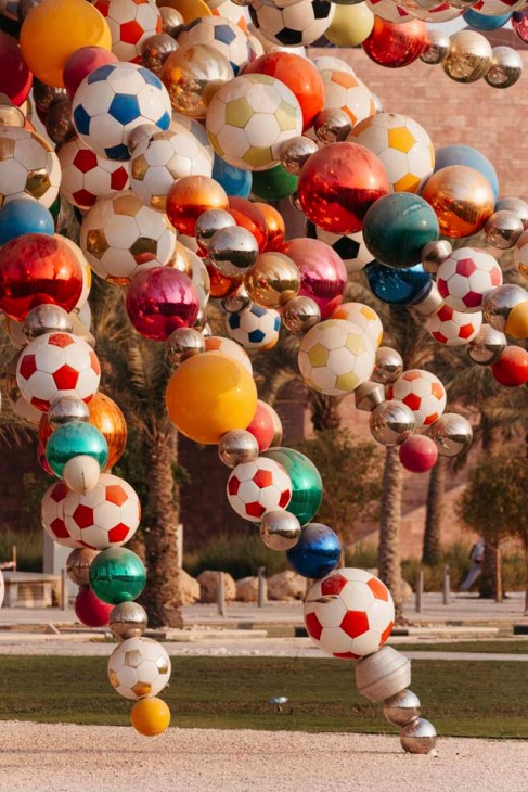 Sculpture at Education City, Qatar