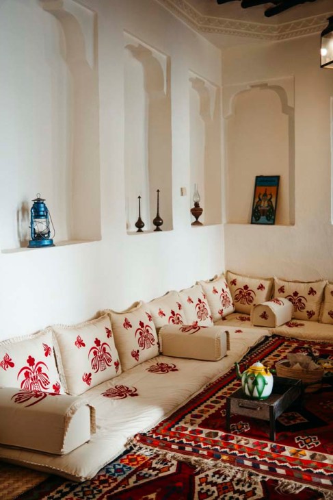Traditional Qatari interior