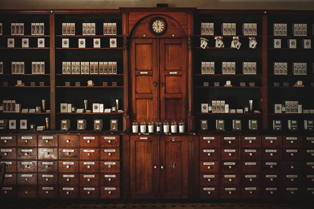 Inside Arquinesia Perfumes store in Palma, Mallorca