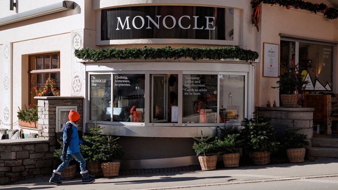 Monocle pop up at Hotel Steffani, St Moritz