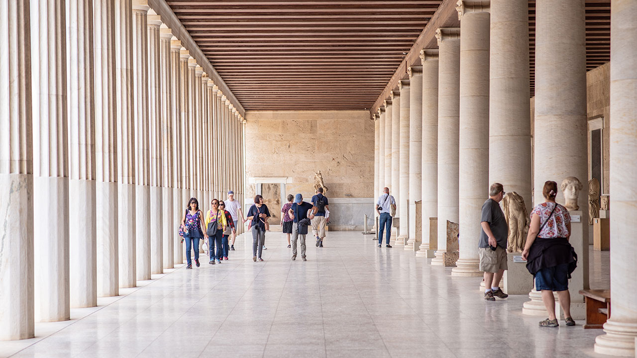 Tall Stories 487: Strolling Athens’ stoas