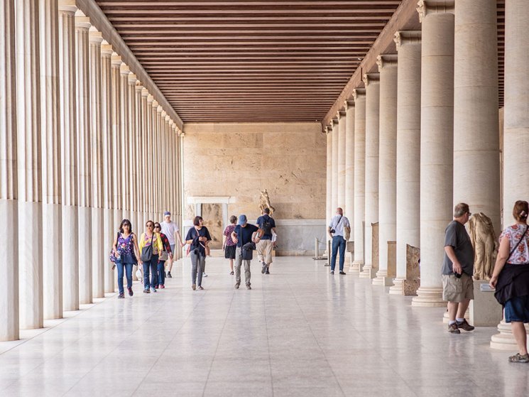 Tall Stories 487: Strolling Athens’ stoas