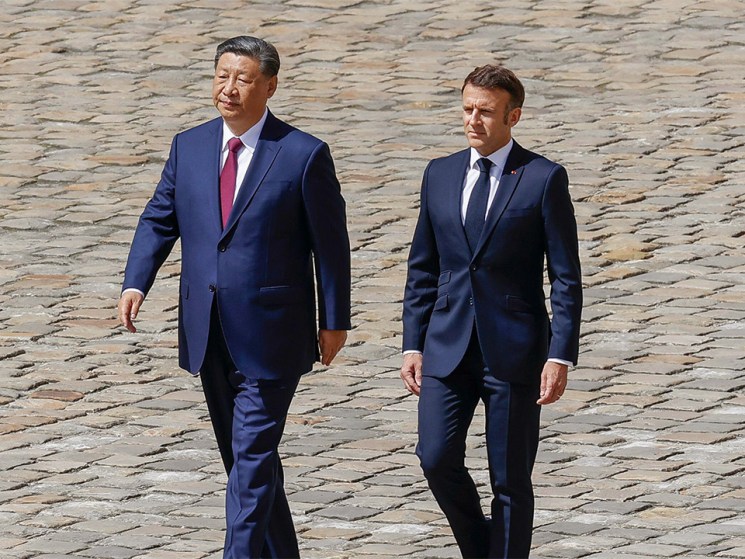 Emmanuel Macron’s balancing act on his state visit to China