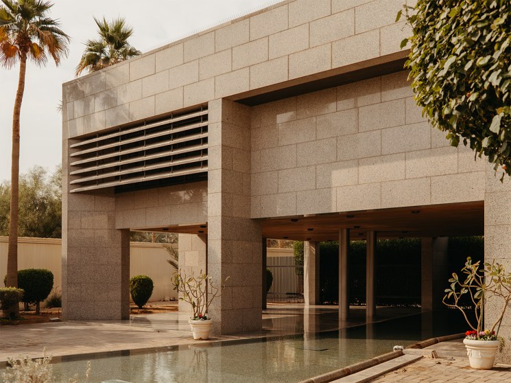 Exterior of the Finnish embassy in Riyadh