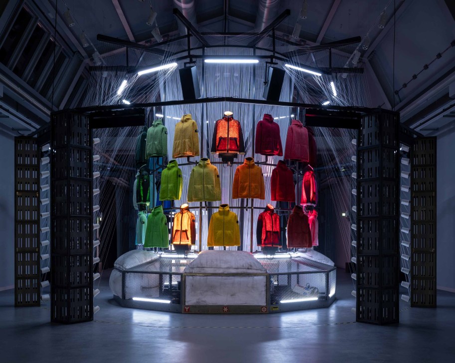 Stone Island runway in Milan for AW26 Menswear