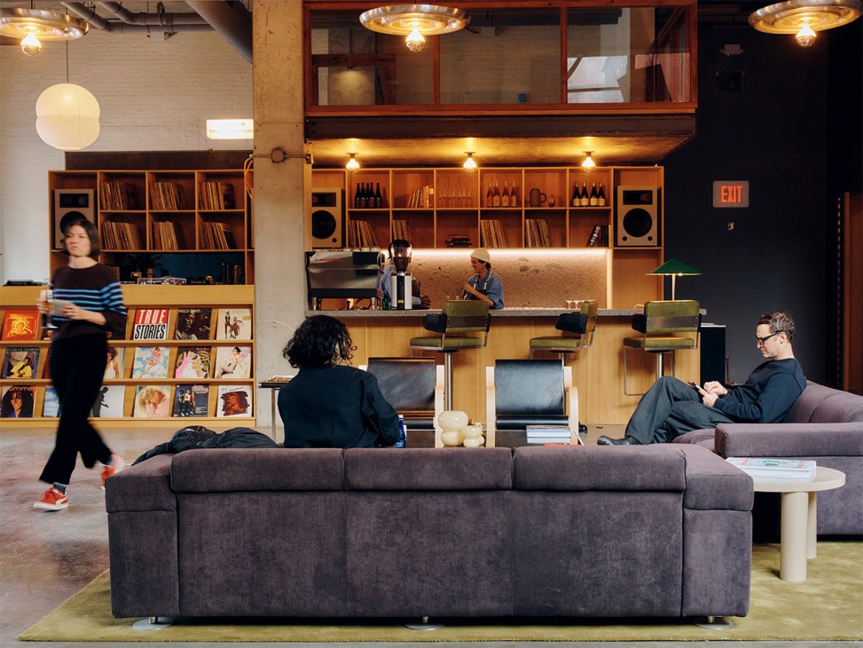 The Lighthouse’s
reception area