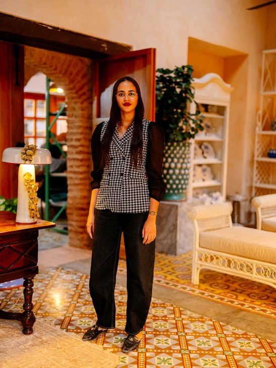 Darionela Ramírez, the managing director of Casa Alfarera ceramics