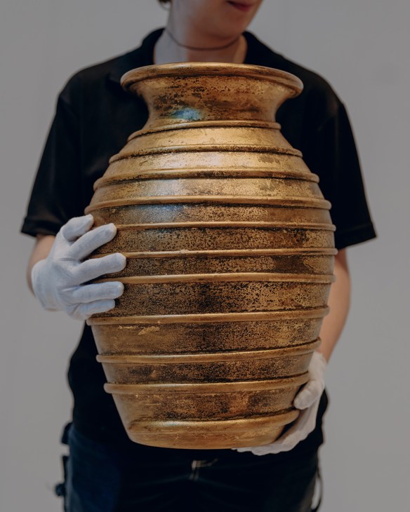 Karl Springer’s gold vase