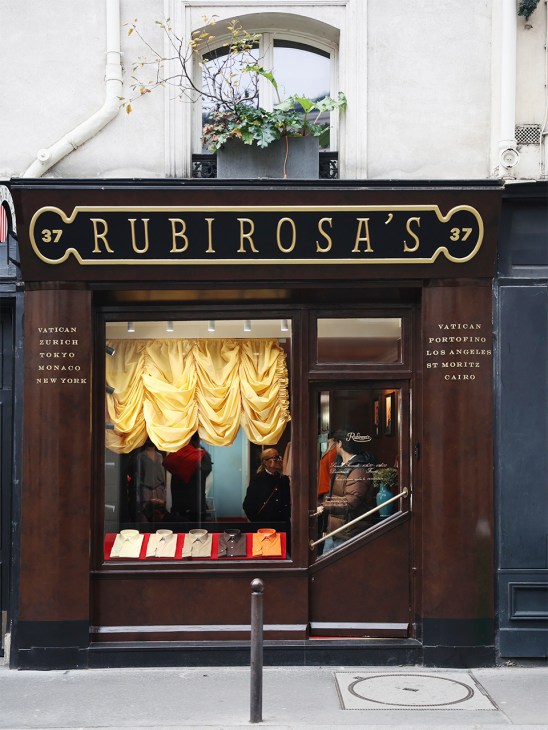 Exterior of Rubirosa’s store in Paris
