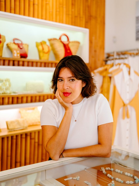 Warm welcome at Jenny Polanco’s showroom
from creative director Carolina Socías