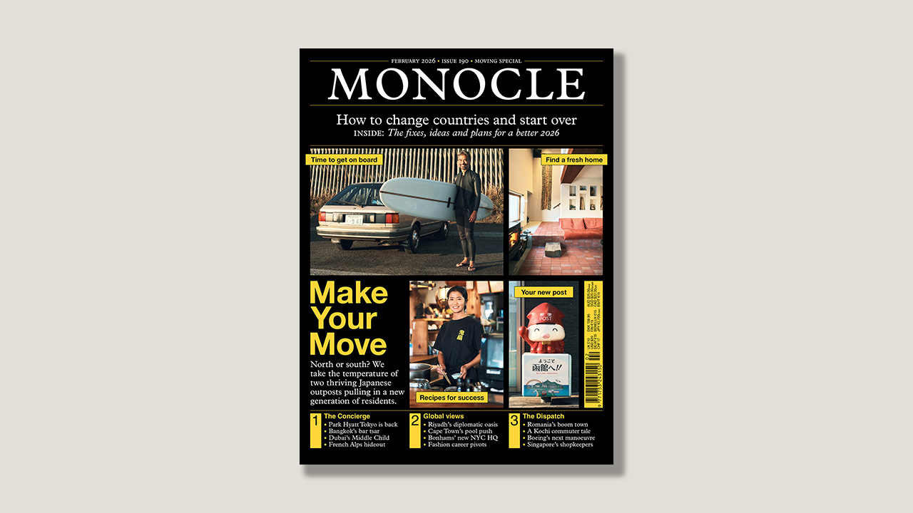 ICE agents head to the Winter Olympics, a new issue of Monocle magazine and high jewellery 
