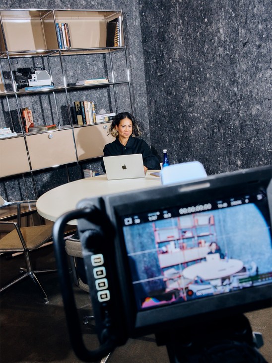 Becca Ramos, podcast producer at Iheartmedia
Ramos uses The Lighthouse’s spaces and studios
to plan and record podcasts on culture and lifestyle.