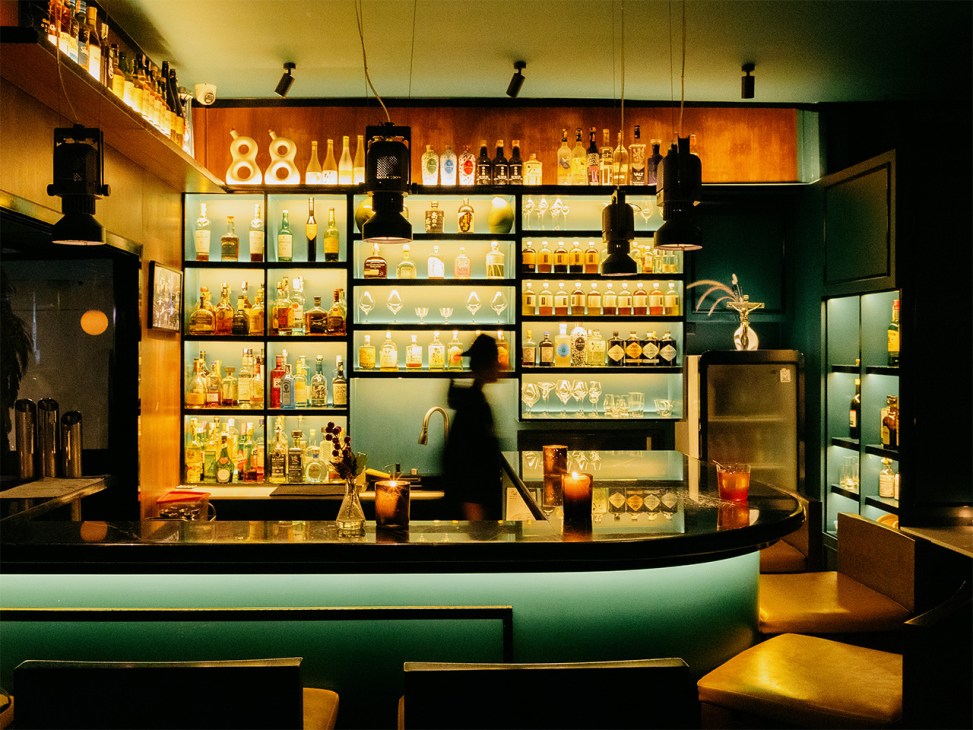 Interior of the Sugar Ray, You’ve Just Been Poisoned bar in Bangkok