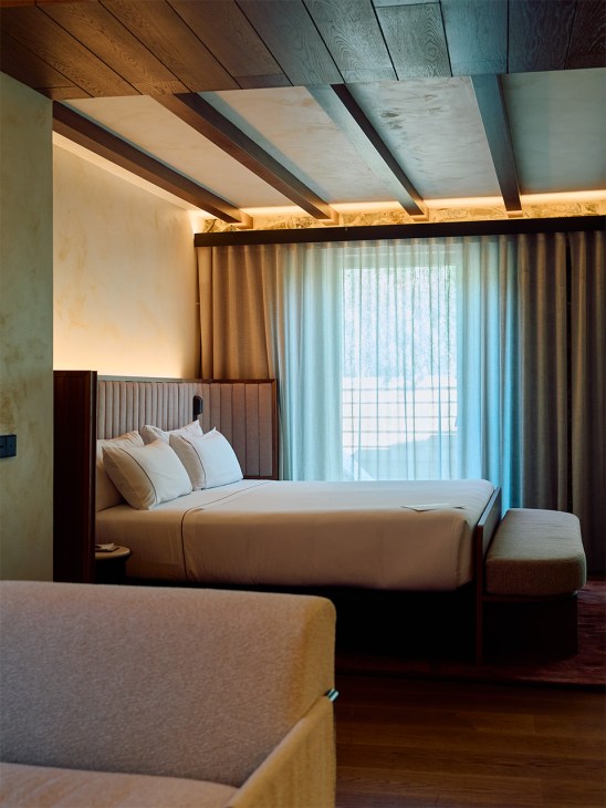 Vineyard views from one of 24 suites