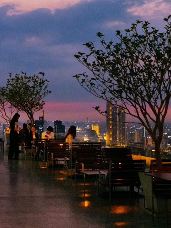 Outdoor terrace at The Norm