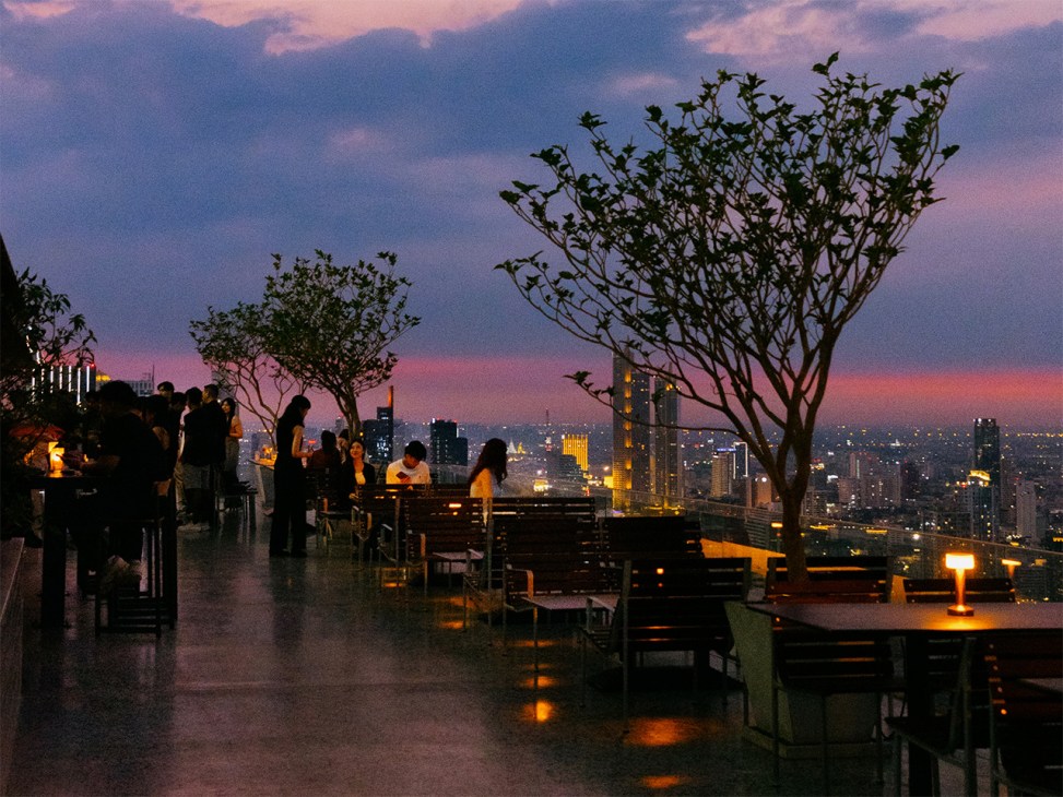 Outdoor terrace at The Norm