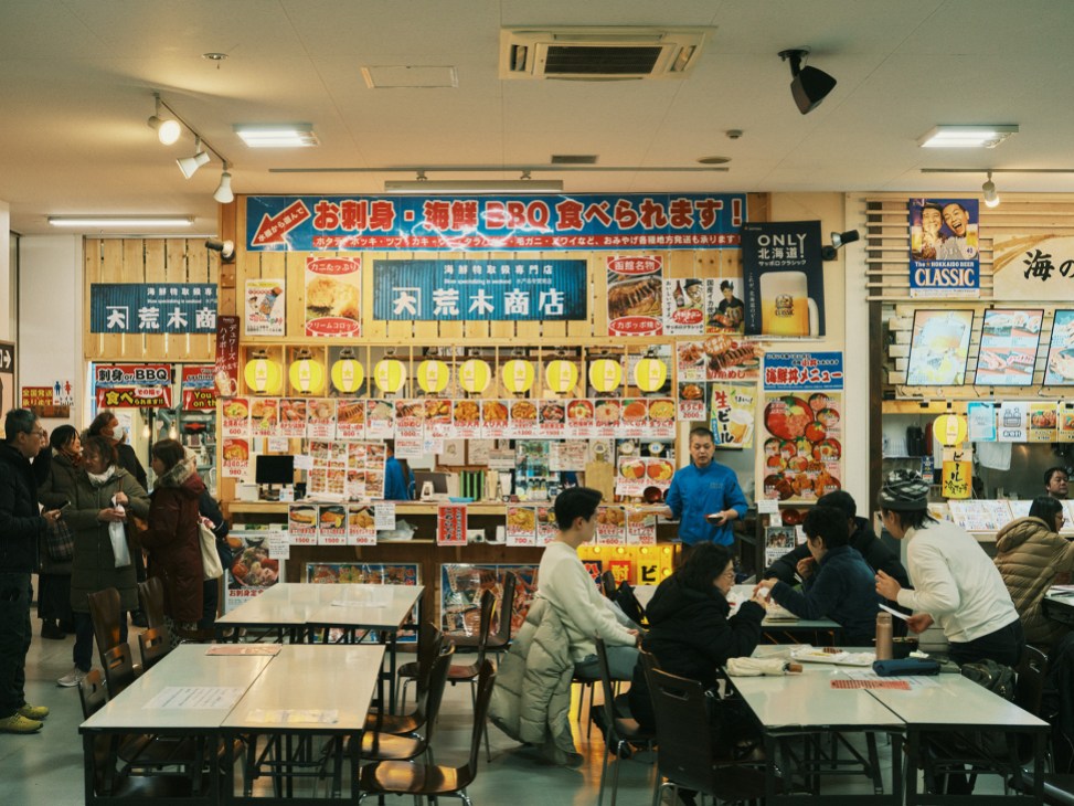 Fresh seafood at Hakodate Morning Market