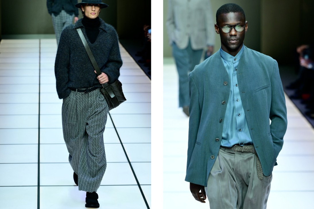 Armani in Milan for AW26 Menswear